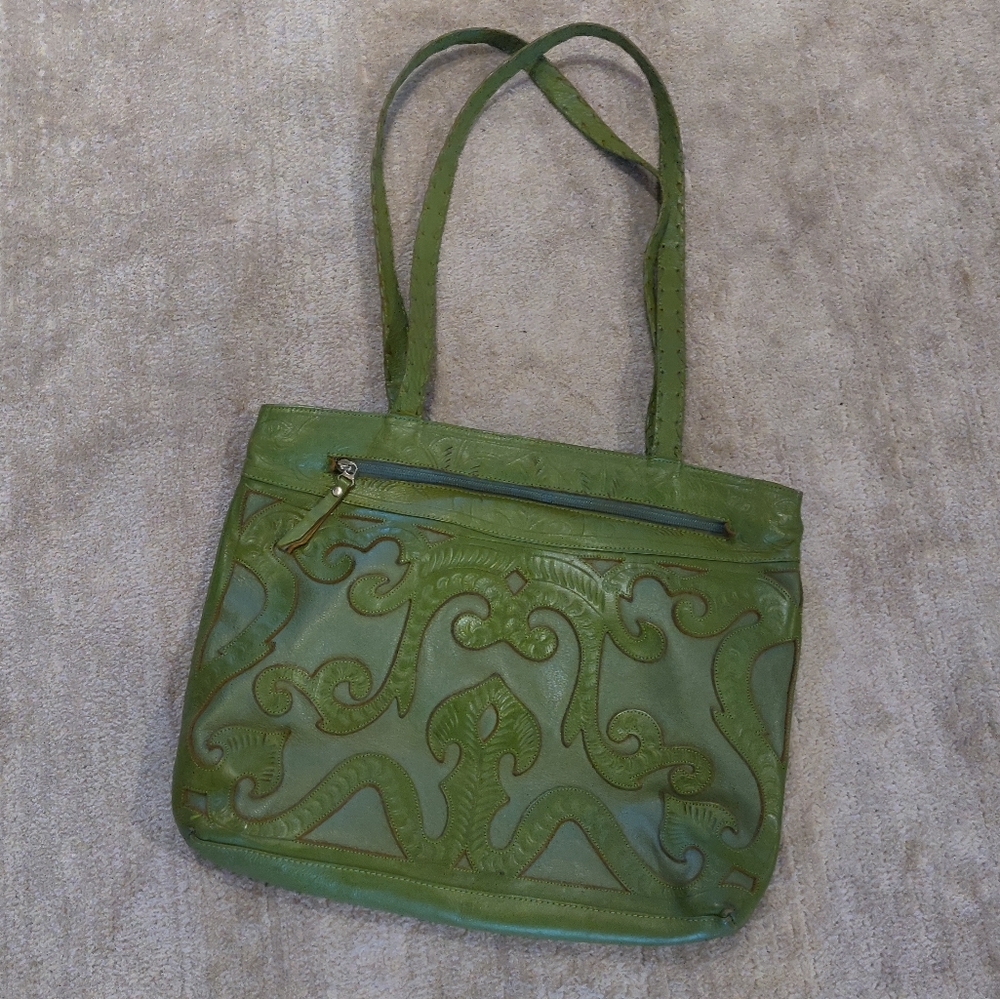 Vintage Gabriel S. Leather Paraguay Shoulder Bag